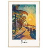 Durban Wooden Framed Poster