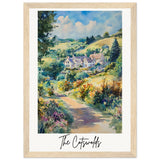 The Cotswolds Wooden Framed Poster