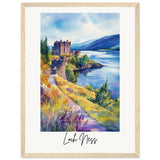 Loch Ness Wooden Framed Poster