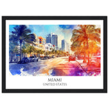 Miami Framed Poster