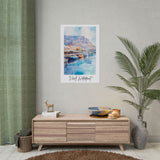 Waterfront Cape Town Watercolor Poster