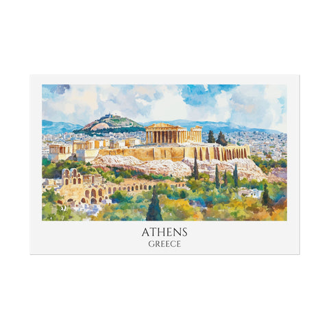 Historical Athens Poster