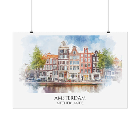 Amsterdam Cityscape Poster