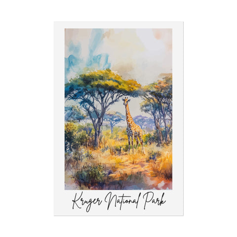 Kruger Watercolor Poster