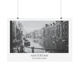 Amsterdam B&W Poster