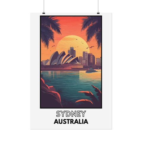 Retro Sydney Poster