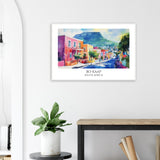 Bo-Kaap Wooden Framed Poster