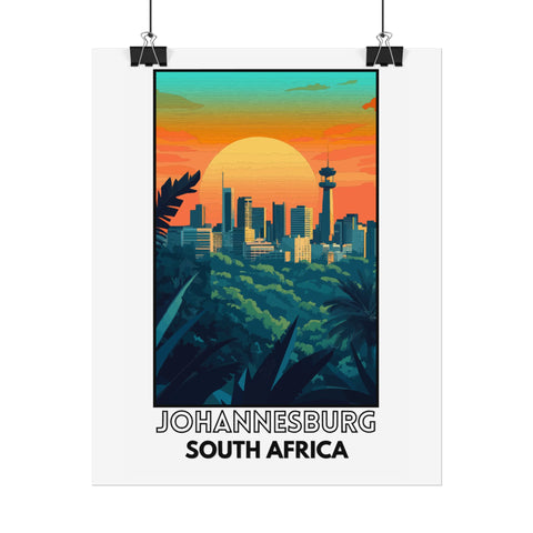 Retro Johannesburg Poster