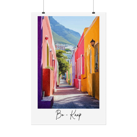 Bo-Kaap Watercolor Poster