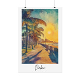 Durban Watercolor Poster