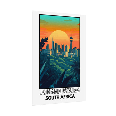 Retro Johannesburg Poster