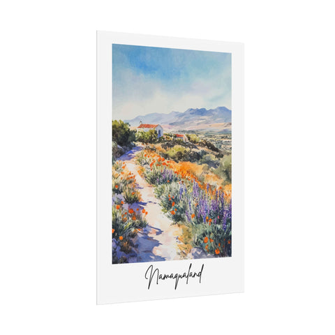 Namaqualand Watercolor Poster