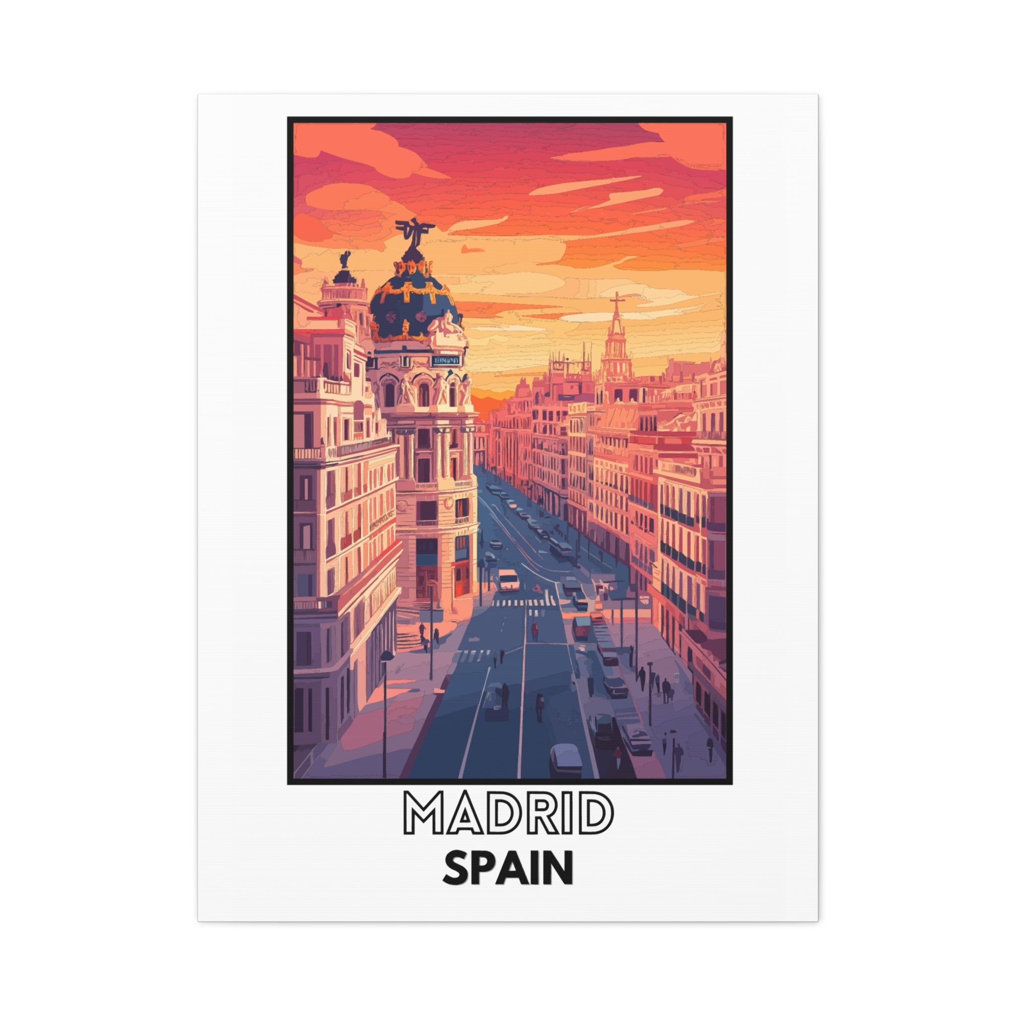 City of Madrid - Canvas