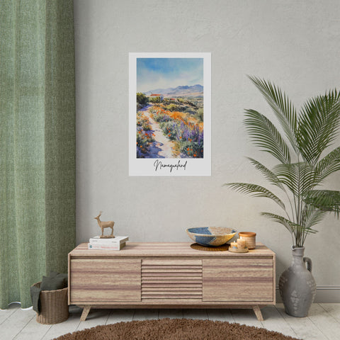 Namaqualand Watercolor Poster