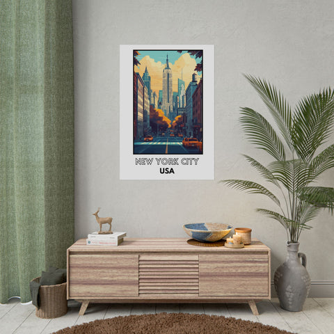 Retro New York City Poster