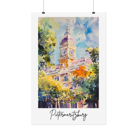 Pietermaritzburg Watercolor Poster