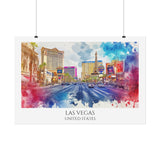 Las Vegas Cityscape Poster