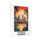 Retro Brisbane Poster