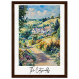 The Cotswolds Wooden Framed Poster