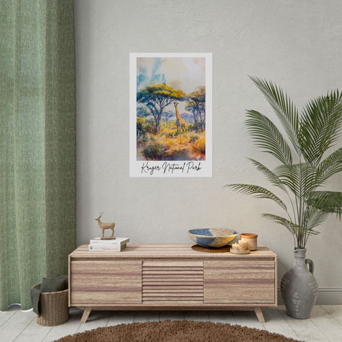 Kruger Watercolor Poster