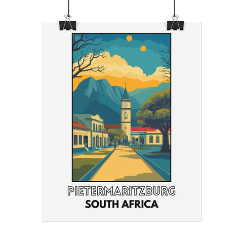 Retro Pietermaritzburg Poster