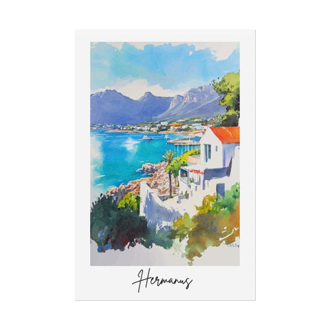 Hermanus Watercolor Poster