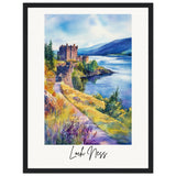 Loch Ness Wooden Framed Poster