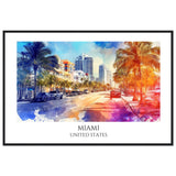 Miami Framed Poster