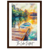 The Lake District Wooden Framed Poster