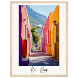 Bo-Kaap Wooden Framed Poster