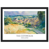 The Cotswolds Wooden Framed Poster