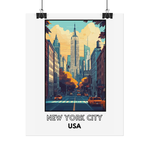 Retro New York City Poster