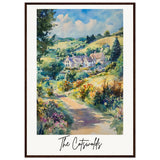 The Cotswolds Wooden Framed Poster