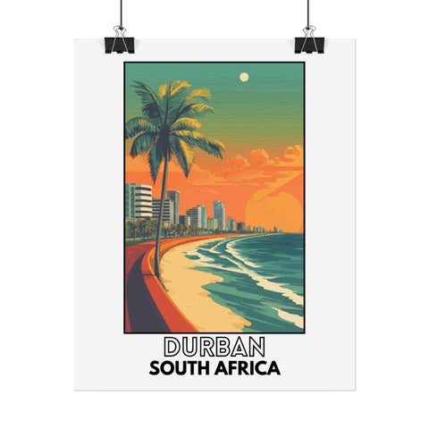 Retro Durban Poster