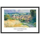 The Cotswolds Wooden Framed Poster