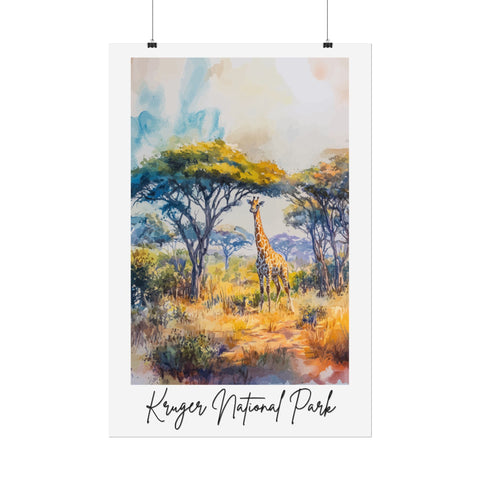 Kruger Watercolor Poster