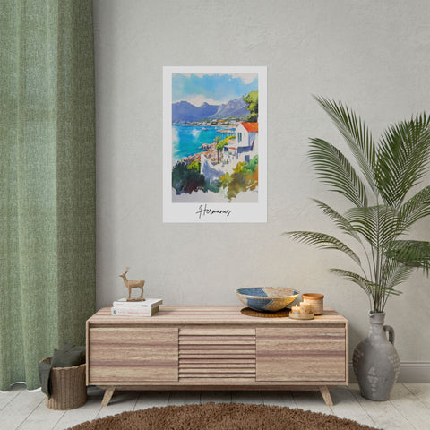 Hermanus Watercolor Poster