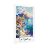 Cape of Good Hope Watercolor Poster