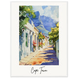 Cape Town Wooden Framed Poster