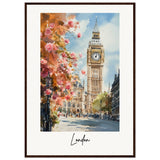 London Wooden Framed Poster