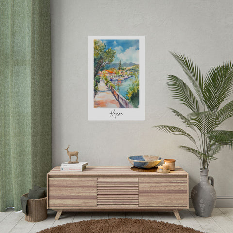 Knysna Watercolor Poster