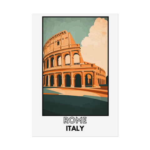 Retro Rome Poster