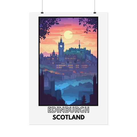 Retro Edinburgh Poster