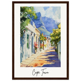 Cape Town Wooden Framed Poster