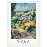 The Cotswolds Wooden Framed Poster