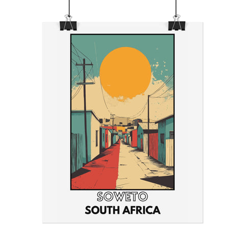 Retro Soweto Poster