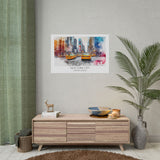 New York City Watercolor Poster