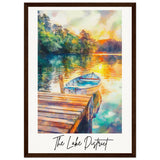 The Lake District Wooden Framed Poster