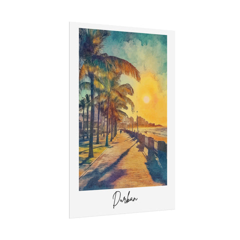 Durban Watercolor Poster