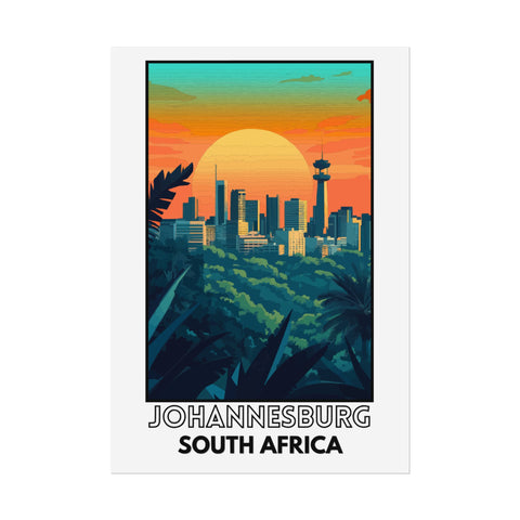 Retro Johannesburg Poster